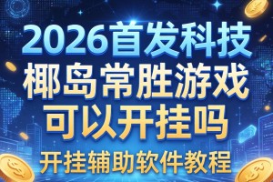 2026首发科技“椰岛常胜游戏可以开挂吗”开挂辅助软件教程
