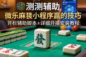 实测辅助“微乐麻将小程序赢的技巧”开挂辅助脚本+详细开挂安装教程