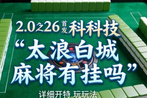 2026首发科技“太浪白城麻将有挂吗”详细开挂玩法