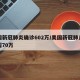 美国新冠肺炎确诊602万/美国新冠肺炎确诊超70万