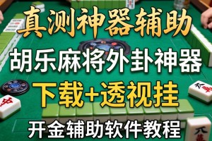 实测神器辅助“胡乐麻将外卦神器下载+透视挂”开挂辅助软件教程