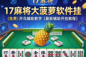 推荐一款“17麻将大菠萝软件挂”(免费)开挂辅助教学(最新辅助开挂教程)
