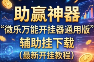 助赢神器“微乐万能开挂器通用版”辅助挂下载”(最新开挂教程)