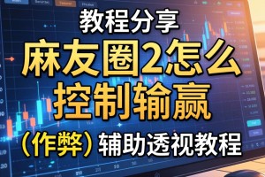 教程分享“麻友圈2怎么控制输赢”(作弊)辅助透视教程