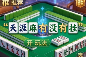 推荐一款“天涯麻将有没有挂”详细开挂玩法