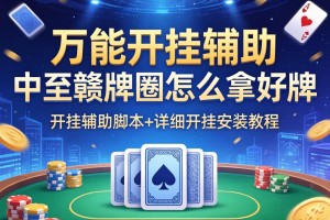 万能开挂辅助“中至赣牌圈怎么拿好牌”开挂辅助脚本+详细开挂安装教程