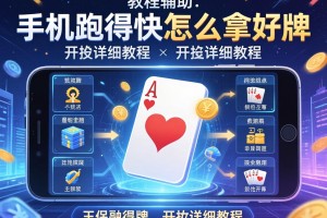 教程辅助!“手机跑得快怎么拿好牌”开挂详细教程