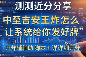 实测分享“中至吉安王炸怎么让系统给你发好牌”开挂辅助脚本+详细开挂