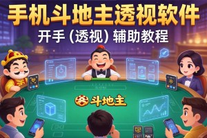 推荐一款“手机斗地主透视软件”开挂(透视)辅助教程
