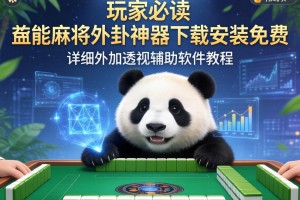 玩家必读“熊猫麻将外卦神器下载安装免费”详细外挂透视辅助软件教程