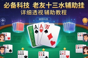 必备科技“老友十三水辅助挂”详细透视辅助教程