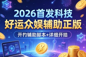 2026首发科技“好运众娱辅助正版”开挂辅助脚本+详细开挂