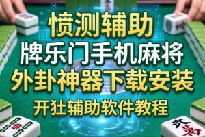 实测辅助“牌乐门手机麻将外卦神器下载安装”开挂辅助软件教程