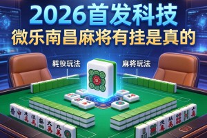 2026首发科技“微乐南昌麻将有挂是真的”详细开挂玩法