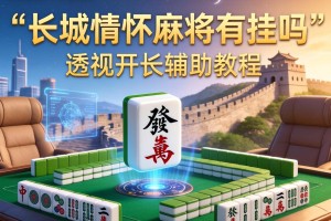 教程辅助!长城情怀麻将有挂吗”透视开挂辅助教程