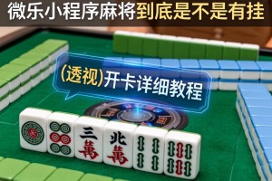 辅助开挂工具“微乐小程序麻将到底是不是有挂”(透视)开挂详细教程
