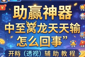 助赢神器“中至窝龙天天输怎么回事”开挂(透视)辅助教程