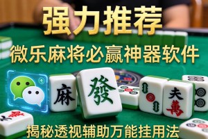 强力推荐“微信小程序微乐麻将必赢神器软件”揭秘透视辅助万能挂用法