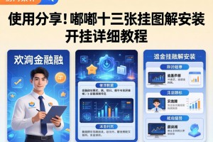 使用分享!嘟嘟十三张挂图解安装”开挂详细教程