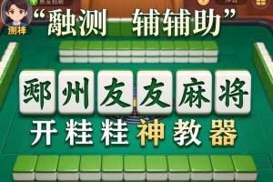 实测辅助“邳州友友麻将开挂神器”开挂详细教程