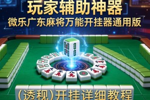 玩家辅助神器：微乐广东麻将万能开挂器通用版”(透视)开挂详细教程