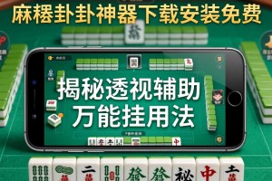 教程辅助!手机麻将外卦神器下载安装免费”揭秘透视辅助万能挂用法