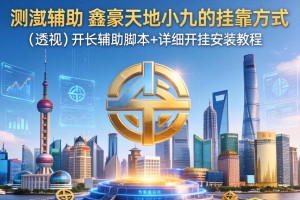 实测辅助“鑫豪天地小九的挂靠方式”(透视)开挂辅助脚本+详细开挂安装教程
