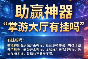 助赢神器“掌游大厅有挂吗”有挂详细开挂教程