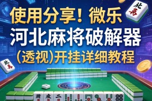 使用分享!微乐河北麻将破解器”(透视)开挂详细教程