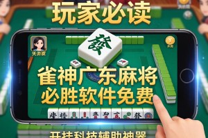 玩家必读“雀神广东麻将必胜软件免费”开挂科技辅助神器手机