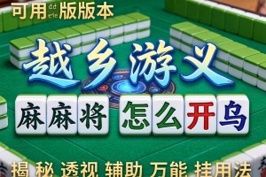 可用版本“越乡游义乌麻将怎么开挂”揭秘透视辅助万能挂用法