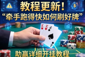 教程更新!：牵手跑得快如何刷好牌”(助赢详细开挂教程)