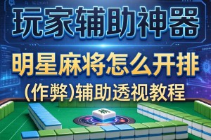 玩家辅助神器：明星麻将怎么开挂”(作弊)辅助透视教程