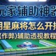 玩家辅助神器：明星麻将怎么开挂”(作弊)辅助透视教程