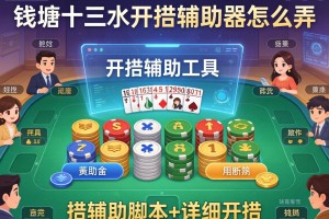 开挂辅助工具“钱塘十三水开挂辅助器怎么弄”开挂辅助脚本+详细开挂