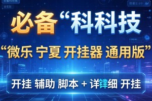 必备科技“微乐宁夏开挂器通用版”开挂辅助脚本+详细开挂