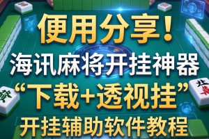 使用分享!海讯麻将开挂神器下载+透视挂”开挂辅助软件教程