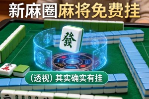 开挂辅助工具“新麻圈麻将免费挂”(透视)其实确实有挂