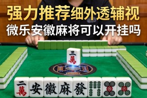 强力推荐“微乐安徽麻将可以开挂吗”详细外挂透视辅助软件教程