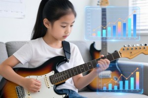 十岁小孩子可以学电吉他吗女孩