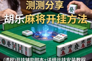 实测分享“胡乐麻将开挂方法”(透视)开挂辅助脚本+详细开挂安装教程