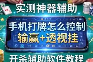 实测神器辅助“手机打牌怎么控制输赢+透视挂”开挂辅助软件教程
