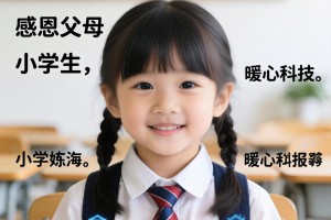 小学生感恩父母的话语 暖心 简短