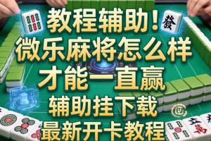 教程辅助!微乐麻将怎么样才能一直赢”辅助挂下载”(最新开挂教程)