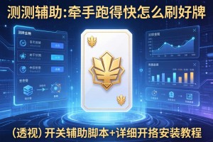 实测辅助“牵手跑得快怎么刷好牌”(透视)开挂辅助脚本+详细开挂安装教程