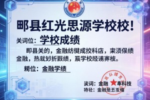 郫县红光思源学校的学校成绩