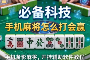 必备科技“手机麻将怎么打会赢”开挂辅助软件教程