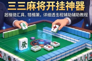 开挂辅助工具“三三麻将开挂神器”详细透视辅助教程