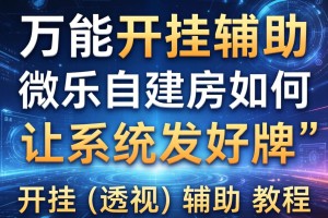 万能开挂辅助“微乐自建房如何让系统发好牌”开挂(透视)辅助教程