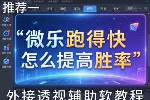推荐一款“微乐跑得快怎么提高胜率”详细外挂透视辅助软件教程